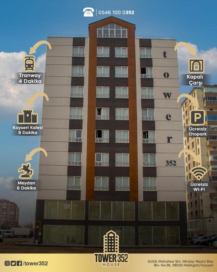 Aparthotel Tower352 Kayseri Esterno foto